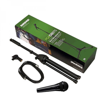 Microfono Shure Bobina Movil C/Cable Y Pedestal, Pga58-Bts